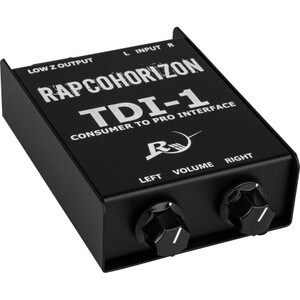 Main product image for Rapco/Horizon TDI-1 Consumer Level to Balanced XLR Stereo Tape Deck Interface241-723